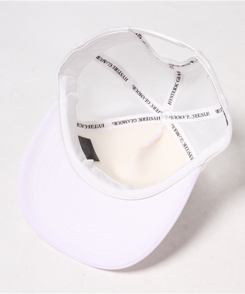 HYSTERIC GLAMOUR（ヒステリックグラマー）の「SPORTS LOGO プリント メッシュキャップ（キャップ・メンズ・ホワイト/グリーン/ブラック・FREE）」の7枚目の写真