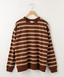 coen | OLDSURFビッグシルエットボーダーロングスリーブカットソー(Tシャツ/カットソー)