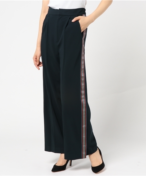 AMERICAN RAG CIE（アメリカンラグシー）の「AMERICAN RAG CIE ダブルクロスラインパンツ（その他パンツ・レディース・ブラック/ネイビー・0/1）」の14枚目の写真