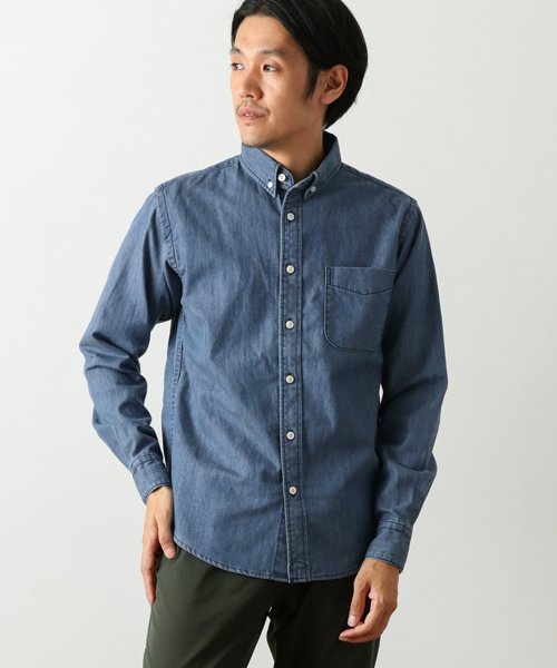 Urban Research Doors アーバンリサーチドアーズ の デニムボタンダウンシャツ シャツ ブラウス Wear