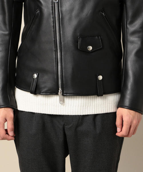 【最終値下げ】UNITED ARROWS B&Y シープレザーダブルライダース BEAUTY&YOUTH UNITED ARROWS｜<monkey time> シープ レザー