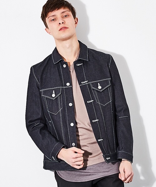 名作　ソロイスト　ナンバーナイン　ブレスレット　デニム　ブルゾン　ジャケット 名作 ソロイスト ナンバーナイン ブレスレット デニム ブルゾン
