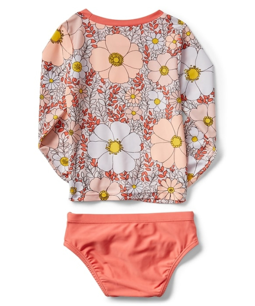 GAP（ギャップ）の「Gap 花柄ラッシュガードビキニ（水着）」 - WEAR
