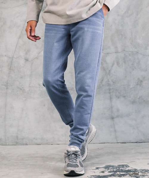 jiggys shop(ジギーズショップ)の「デニム スウェットパンツ ストレッチ イージーパンツ ジョガーパンツ ワンマイルウェア(デニムパンツ・メンズ・ライトブルー/グレー/インディゴブルー/ブルー/ブラック/ブルー系その他/ブルー系その他2/ブラック系その他/ブラック系その他2/ブルー系その他3/ブルー系その他4/ブルー系その他5・SMALL/MEDIUM/LARGE/X-LARGE/XX-LARGE)」の6枚目の写真