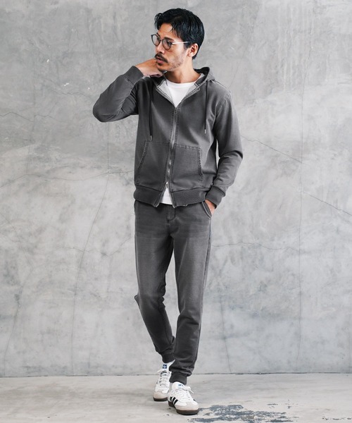 jiggys shop(ジギーズショップ)の「デニム スウェットパンツ ストレッチ イージーパンツ ジョガーパンツ ワンマイルウェア(デニムパンツ・メンズ・ライトブルー/グレー/インディゴブルー/ブルー/ブラック/ブルー系その他/ブルー系その他2/ブラック系その他/ブラック系その他2/ブルー系その他3/ブルー系その他4/ブルー系その他5・SMALL/MEDIUM/LARGE/X-LARGE/XX-LARGE)」の13枚目の写真