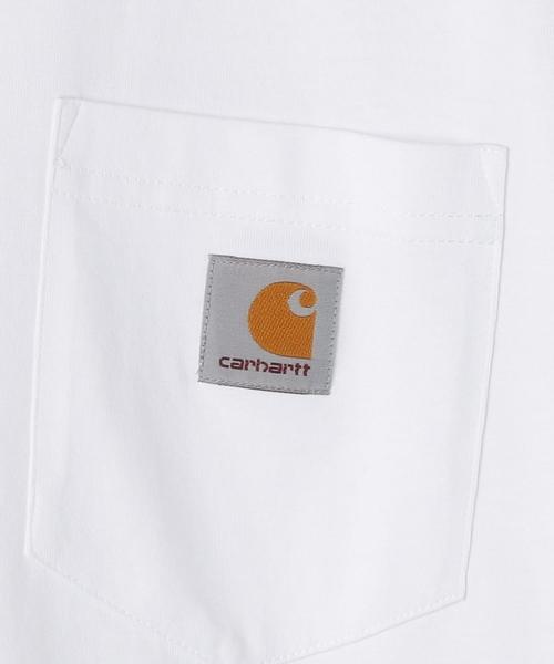Carhartt（カーハート）の「Carhartt(カーハート)ポケットTシャツ（Tシャツ/カットソー・メンズ・ライトピンク/ホワイト/ターコイズブルー・SMALL/LARGE/MEDIUM/X-LARGE）」の18枚目の写真