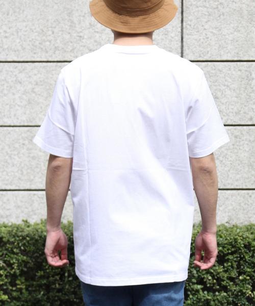 Carhartt（カーハート）の「Carhartt(カーハート)ポケットTシャツ（Tシャツ/カットソー・メンズ・ライトピンク/ホワイト/ターコイズブルー・SMALL/LARGE/MEDIUM/X-LARGE）」の13枚目の写真