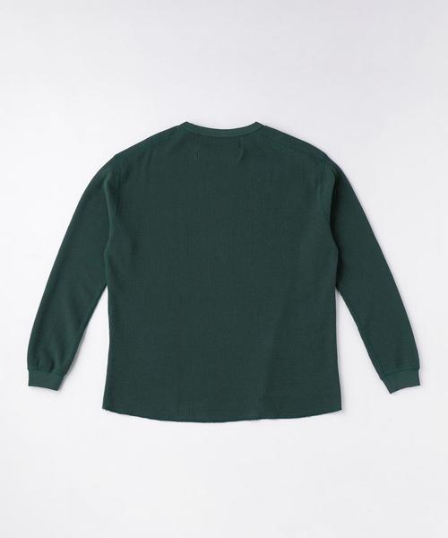 UNITED ARROWS & SONS(ユナイテッドアローズアンドサンズ)の「UNITED ARROWS & SONS(ユナイテッドアローズ&サンズ)CTN THRML L/SL ◆(Tシャツ/カットソー・メンズ・ホワイト/ダークグリーン/ワインレッド・SMALL/MEDIUM/LARGE)」の4枚目の写真