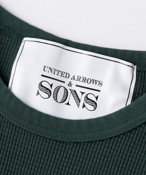 UNITED ARROWS & SONS(ユナイテッドアローズアンドサンズ)の「UNITED ARROWS & SONS(ユナイテッドアローズ&サンズ)CTN THRML L/SL ◆(Tシャツ/カットソー・メンズ・ホワイト/ダークグリーン/ワインレッド・SMALL/MEDIUM/LARGE)」の9枚目の写真