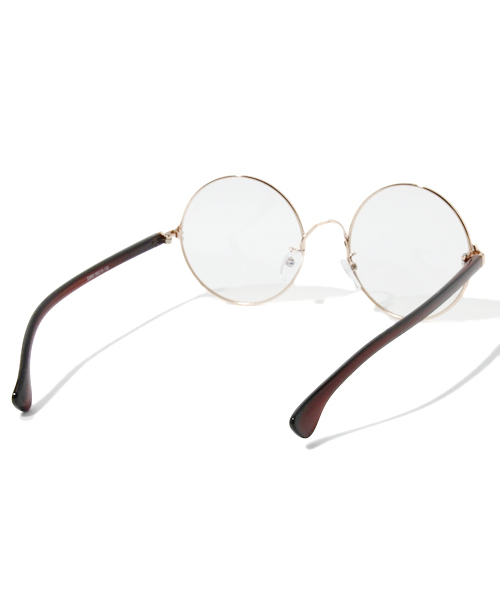 WEGO（ウィゴー）の「WEGO/ラウンドタイプ（メガネ・メンズ・シルバー/ゴールド・FREE）」の5枚目の写真