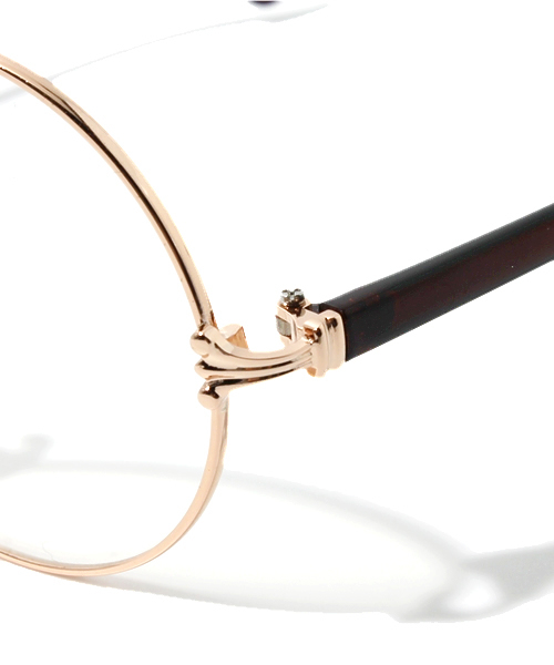 WEGO（ウィゴー）の「WEGO/ラウンドタイプ（メガネ・メンズ・シルバー/ゴールド・FREE）」の6枚目の写真