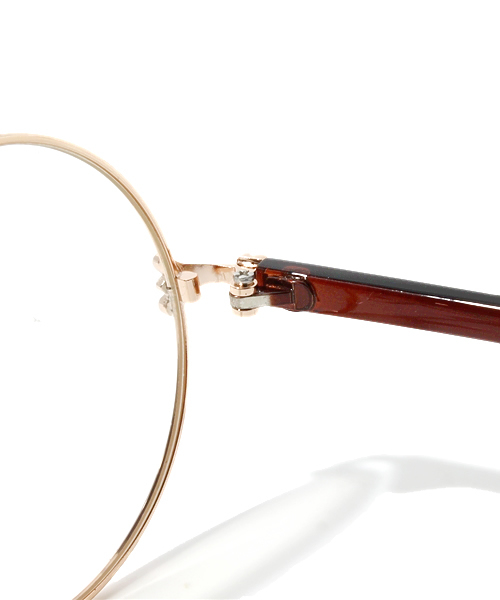 WEGO（ウィゴー）の「WEGO/ラウンドタイプ（メガネ・メンズ・シルバー/ゴールド・FREE）」の8枚目の写真