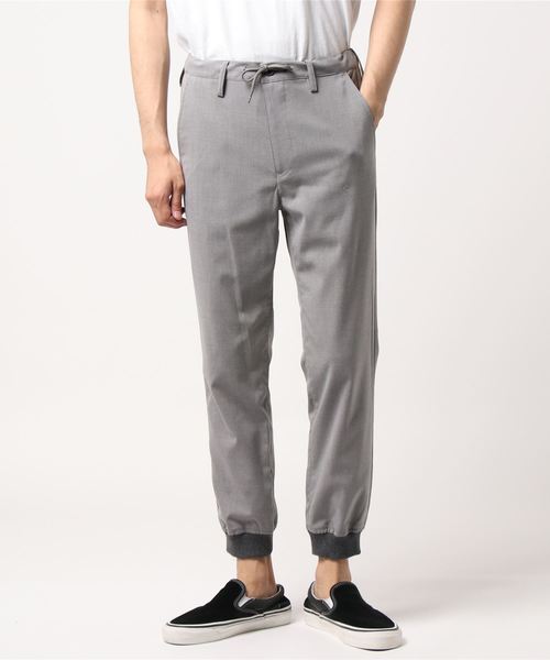 SHIPS JET BLUE（シップスジェットブルー）の「SHIPS JET BLUE :T/R リブイージーパンツ（その他パンツ・メンズ・グレー/ブラック・LARGE/X-SMALL/MEDIUM/SMALL）」の5枚目の写真