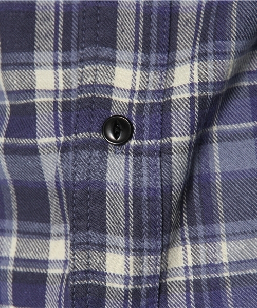 NANO universe（ナノユニバース）の「ヴィンテージネルシャツ（シャツ/ブラウス・メンズ・レッド/ブルー/ブラック/インディゴブルー・SMALL/MEDIUM/LARGE）」の11枚目の写真