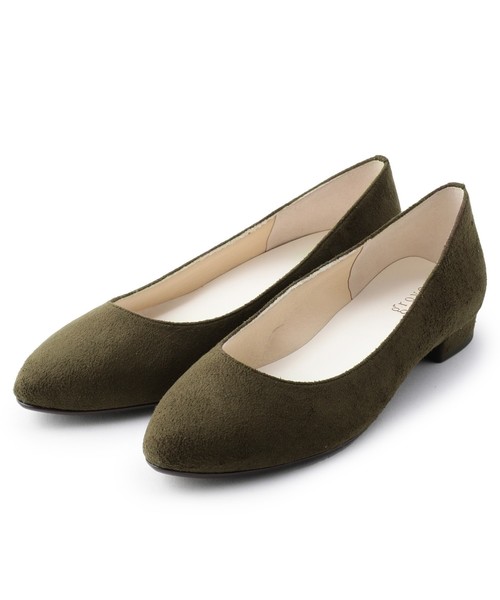 grove（グローブ）の「【2.0センチヒール】ふわっと包まれる、やわここちパンプス(日本製)（パンプス・レディース・ブラック/パープル/グレー/グリーン/ブラック系1/ベージュ系その他6・50/40/35/25/20/45/30）」の7枚目の写真