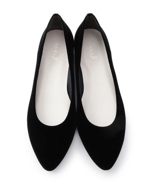 grove（グローブ）の「【2.0センチヒール】ふわっと包まれる、やわここちパンプス(日本製)（パンプス・レディース・ブラック/パープル/グレー/グリーン/ブラック系1/ベージュ系その他6・50/40/35/25/20/45/30）」の10枚目の写真