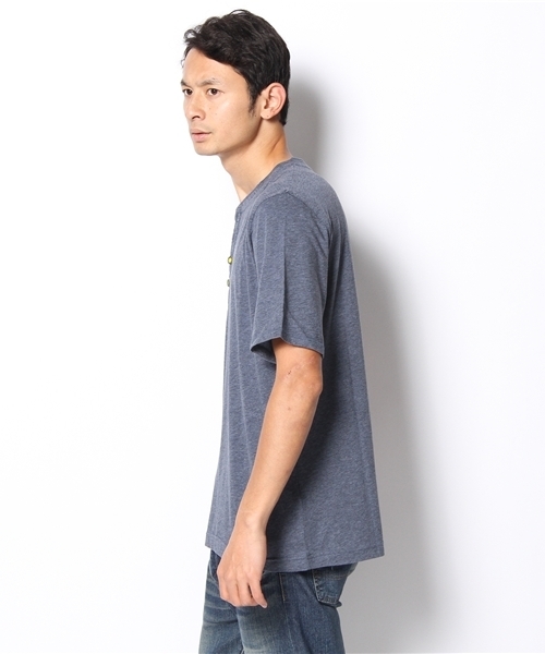 B'2nd re'qua（ビーセカンドレクア）の「B'2nd re'qua (ビーセカンドレクア） ヘンリーネックTシャツ (6006)（Tシャツ/カットソー・メンズ・杢グレー/アイボリー/ネイビー/ベージュ・MEDIUM/LARGE）」の7枚目の写真