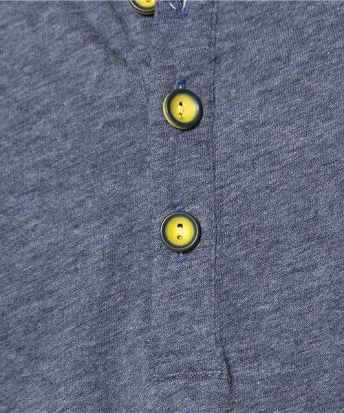 B'2nd re'qua（ビーセカンドレクア）の「B'2nd re'qua (ビーセカンドレクア） ヘンリーネックTシャツ (6006)（Tシャツ/カットソー・メンズ・杢グレー/アイボリー/ネイビー/ベージュ・MEDIUM/LARGE）」の11枚目の写真