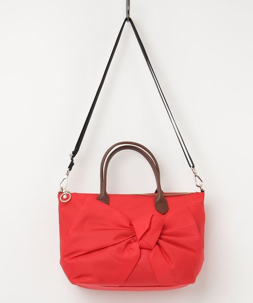 LANVIN en Bleu（ランバンオンブルー）の「シャルロット 2wayトートバッグ（トートバッグ・レディース・スカイブルー/ブラック/ネイビー/レッド/カーキ・FREE）」の5枚目の写真