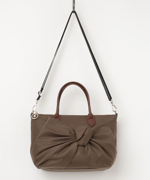 LANVIN en Bleu（ランバンオンブルー）の「シャルロット 2wayトートバッグ（トートバッグ・レディース・スカイブルー/ブラック/ネイビー/レッド/カーキ・FREE）」の3枚目の写真
