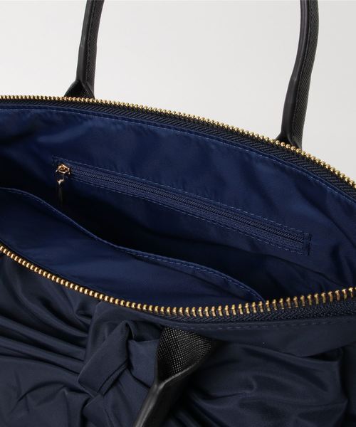LANVIN en Bleu（ランバンオンブルー）の「シャルロット 2wayトートバッグ（トートバッグ・レディース・スカイブルー/ブラック/ネイビー/レッド/カーキ・FREE）」の9枚目の写真