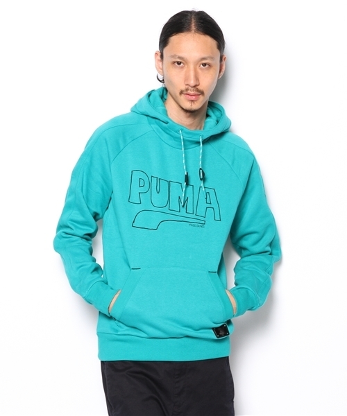 PUMA（プーマ）の「TODD JAMES コラボ フーディー (MEN) - progressive youth（パーカー・メンズ・ブラック/ブルー・LARGE/MEDIUM/SMALL/X-LARGE/X-SMALL）」の12枚目の写真