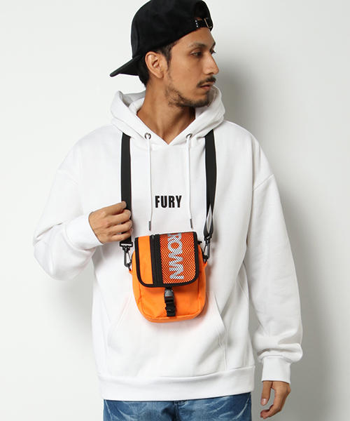 VENCEEXCHANGE（ヴァンスエクスチェンジ）の「サガラ刺繍ビッグパーカー（パーカー・メンズ・ブラック/パープル/ホワイト・MEDIUM/LARGE/M/L）」の2枚目の写真