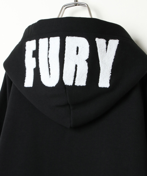 VENCEEXCHANGE（ヴァンスエクスチェンジ）の「サガラ刺繍ビッグパーカー（パーカー・メンズ・ブラック/パープル/ホワイト・MEDIUM/LARGE/M/L）」の4枚目の写真