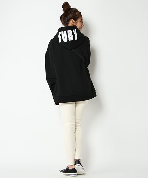 VENCEEXCHANGE（ヴァンスエクスチェンジ）の「サガラ刺繍ビッグパーカー（パーカー・メンズ・ブラック/パープル/ホワイト・MEDIUM/LARGE/M/L）」の15枚目の写真