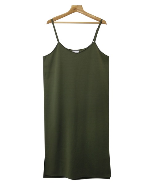 andme（アンドミー）の「きれいめポンチキャミワンピース（ワンピース・レディース・ライトグレー/ブラック/ネイビー/カーキ/ライトブラウン/ミント/グレー系その他・M/L）」の14枚目の写真