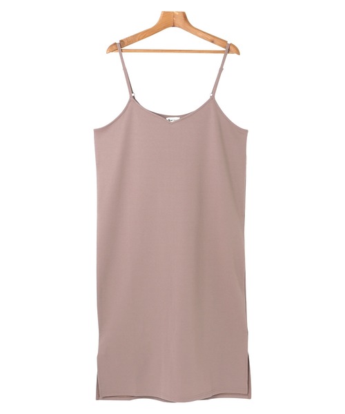 andme（アンドミー）の「きれいめポンチキャミワンピース（ワンピース・レディース・ライトグレー/ブラック/ネイビー/カーキ/ライトブラウン/ミント/グレー系その他・M/L）」の9枚目の写真