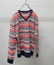 SHIPS JET BLUE | JB: フェアアイル/Vネックニット■(ニット/セーター)