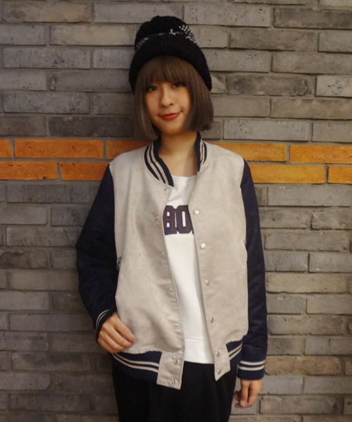 CIAOPANIC（チャオパニック）の「【Ciaopanic】フェイクスウェードスタジャン（スタジャン・レディース・グレー/ワインレッド/キャメル/ブラック・FREE）」の2枚目の写真