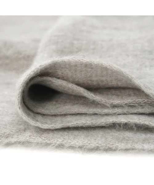 flower(フラワー)の「ベーシックソフトマフラー(マフラー・レディース・ベージュ/グレー/ピンク/アイボリー/ブルー/アッシュグレー/ホワイト/ライトブルー・FREE)」の17枚目の写真