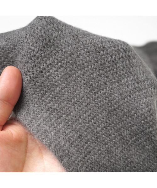 flower(フラワー)の「ベーシックソフトマフラー(マフラー・レディース・ベージュ/グレー/ピンク/アイボリー/ブルー/アッシュグレー/ホワイト/ライトブルー・FREE)」の15枚目の写真