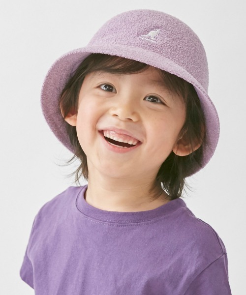 KANGOL（カンゴール）の「【KANGOL】Kids Bermuda Casual/【カンゴール】（ハット・キッズ・パープル/ピンク/ブルー/ホワイト/ブラック/ゴールド/レッド/ネイビー/イエロー系その他/バーガンディー・SMALL/MEDIUM/LARGE）」の5枚目の写真