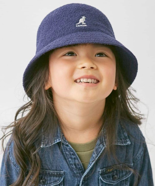 KANGOL（カンゴール）の「【KANGOL】Kids Bermuda Casual/【カンゴール】（ハット・キッズ・パープル/ピンク/ブルー/ホワイト/ブラック/ゴールド/レッド/ネイビー/イエロー系その他/バーガンディー・SMALL/MEDIUM/LARGE）」の3枚目の写真