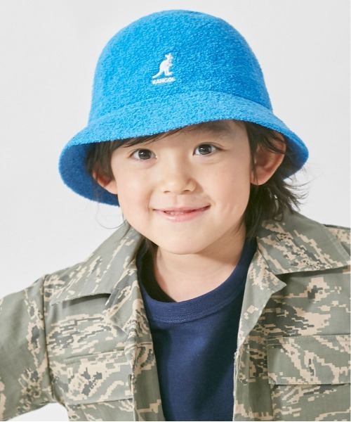 KANGOL（カンゴール）の「【KANGOL】Kids Bermuda Casual/【カンゴール】（ハット・キッズ・パープル/ピンク/ブルー/ホワイト/ブラック/ゴールド/レッド/ネイビー/イエロー系その他/バーガンディー・SMALL/MEDIUM/LARGE）」の4枚目の写真