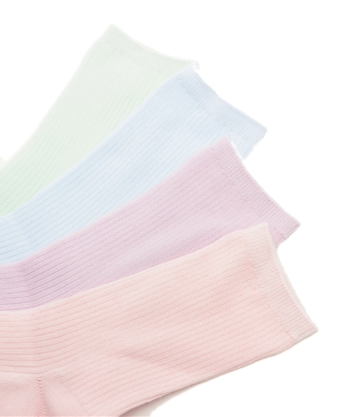 WEGO(ウィゴー)の「WEGO/4Pリブソックス(ソックス/靴下・レディース・その他1・FREE)」の2枚目の写真