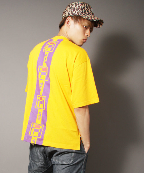 FILA HERITAGE（フィラヘリテージ）の「【FILA heritage】フロントロゴプリント 半袖Tシャツ（Tシャツ/カットソー・メンズ・ホワイト/イエロー系その他/レッド/ブラック/パープル/イエロー/ネイビー/ブラック系その他/ホワイト系その他・XL/M/L/2XL/S）」の8枚目の写真