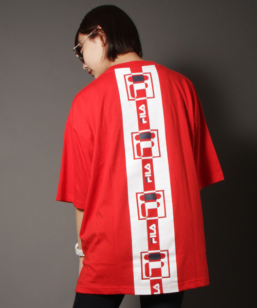 FILA HERITAGE（フィラヘリテージ）の「【FILA heritage】フロントロゴプリント 半袖Tシャツ（Tシャツ/カットソー・メンズ・ホワイト/イエロー系その他/レッド/ブラック/パープル/イエロー/ネイビー/ブラック系その他/ホワイト系その他・XL/M/L/2XL/S）」の9枚目の写真