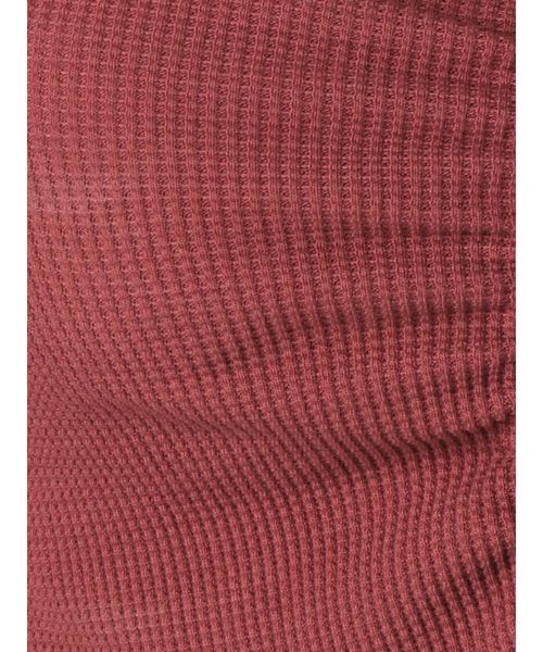 GYDA（ジェイダ）の「オフショルワッフルビスチェ（キャミソール・レディース・ブラック/カーキ/ボルドー・FREE）」の22枚目の写真