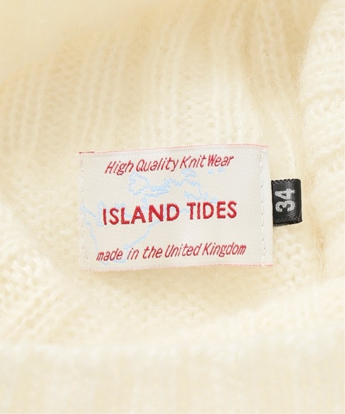 SLOBE IENA（スローブイエナ）の「【ISLAND TIEDS / アイランド タイド】SLOBE別注 モヘアタートルニット◆（ニット/セーター・レディース・ホワイト/グレー/パープル・FREE）」の15枚目の写真