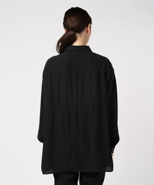 archives（アルシーヴ）の「ドロストBIGシャツ（シャツ/ブラウス・レディース・ブラック/ブラウン/アイボリー/ラベンダー・MEDIUM）」の5枚目の写真