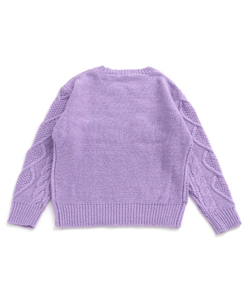 JENNI love（ジェニィラブ）の「ハート柄ざっくりニット（ニット  