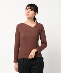 one way | 切替アシメ長袖TOPS(Tシャツ/カットソー)