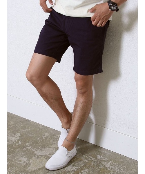 coen(コーエン)の「タイプライターショーツ(チノパンツ・メンズ・オリーブ/ネイビー/ターコイズブルー/ベージュ・SMALL/X-SMALL/MEDIUM/LARGE/X-LARGE)」の3枚目の写真