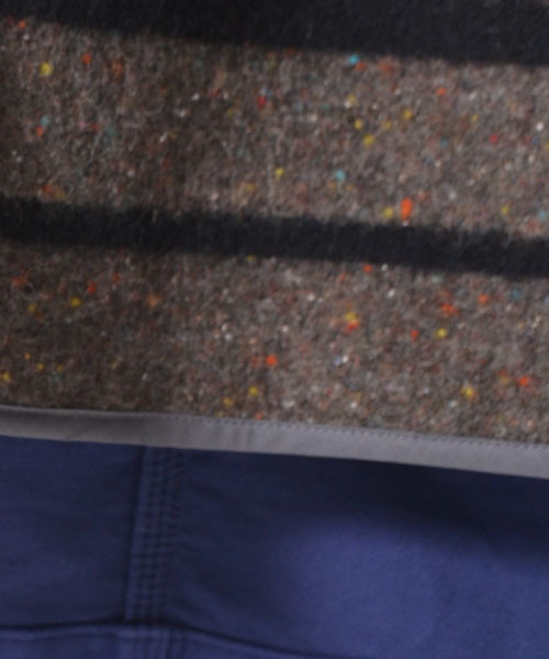 LEE×AMERICAN RAG CIE（リーアメリカンラグシー）の「LEE × AMERICAN RAG CIE 別注モールスキンショップコート∴（ステンカラーコート・メンズ・ブラック/ベージュ/ブルー・MEDIUM/SMALL/LARGE）」の21枚目の写真