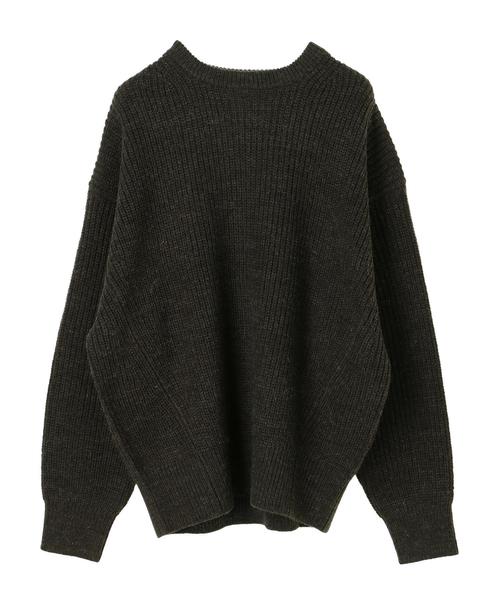 AMERICAN HOLIC（アメリカンホリック）の「クルーネック片畦ニットプルオーバー ＊（ニット/セーター・レディース・グレー系その他2/ブラウン/ネイビー/ベージュ系その他2/アイボリー・L/M）」の21枚目の写真