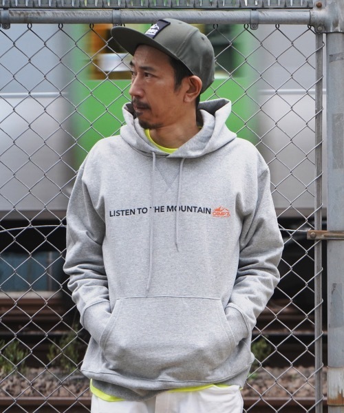 CAMP7（キャンプセブン）の「CAMP7 BOULDER PRINT PARKA（パーカー・メンズ・ホワイト/ブラック/ヘザーグレー・MEDIUM/LARGE/X-LARGE）」の8枚目の写真